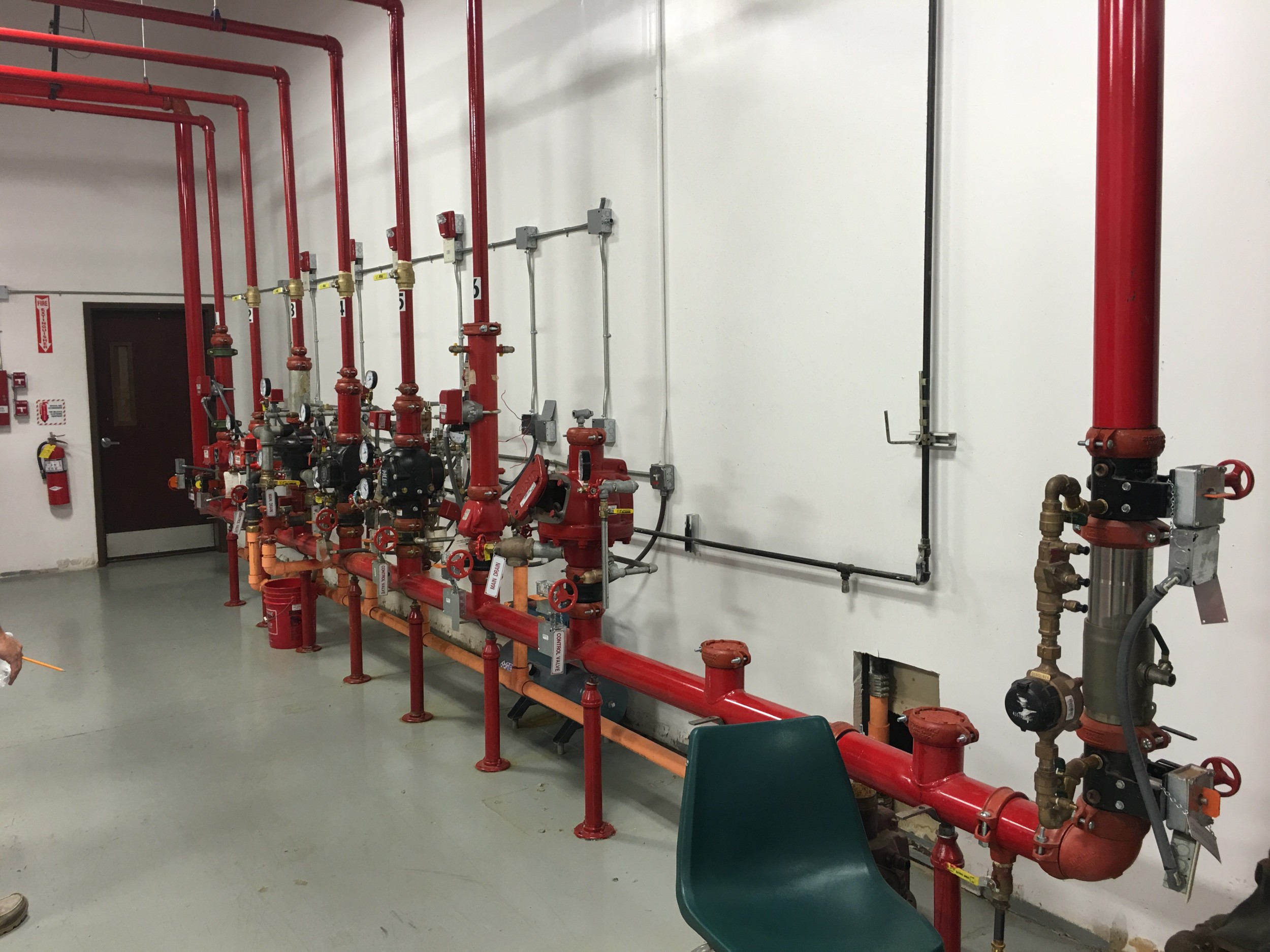 Commercial Fire Sprinkler System Testing 1