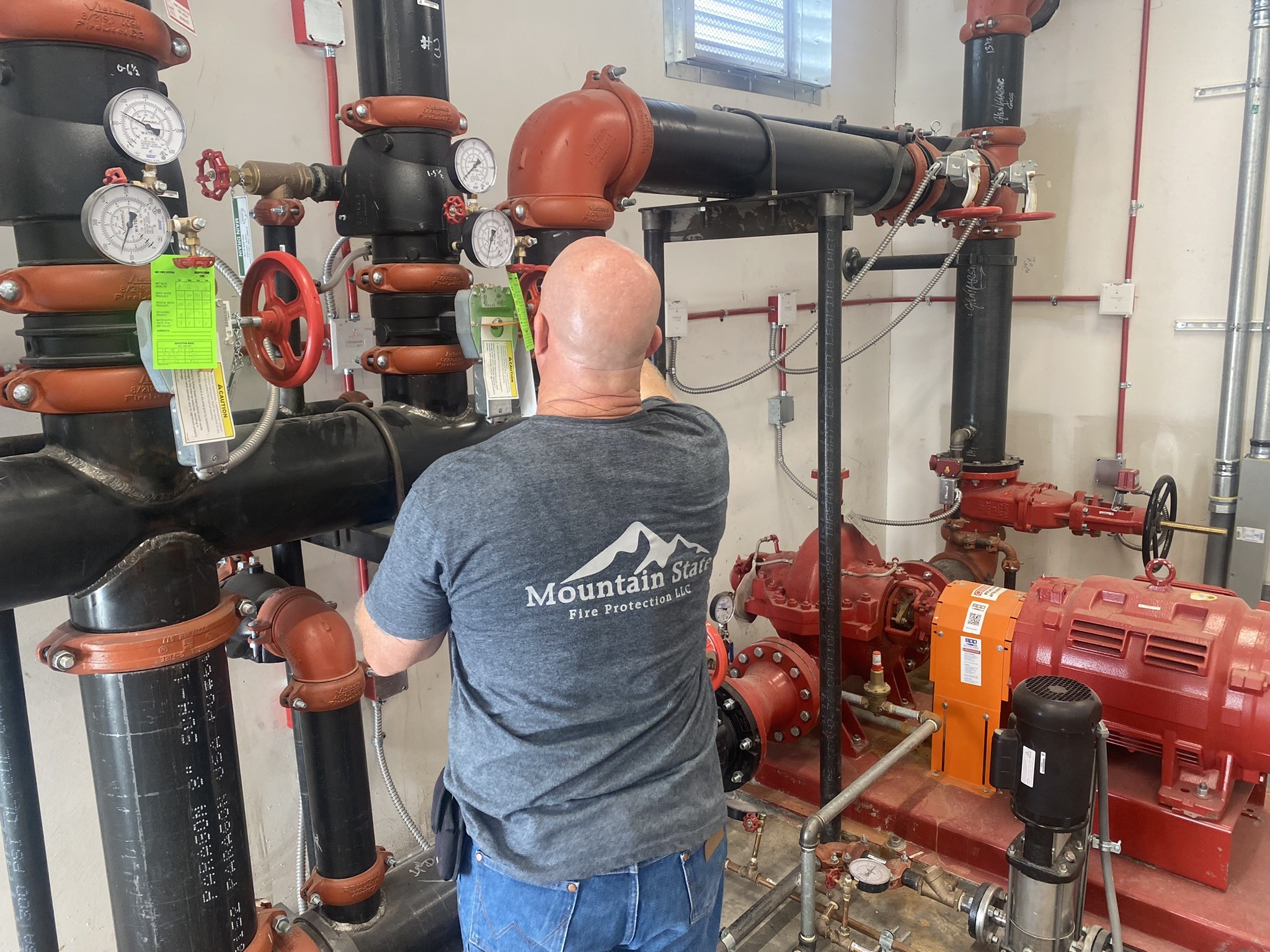 Commercial Fire Sprinkler System Testing 3