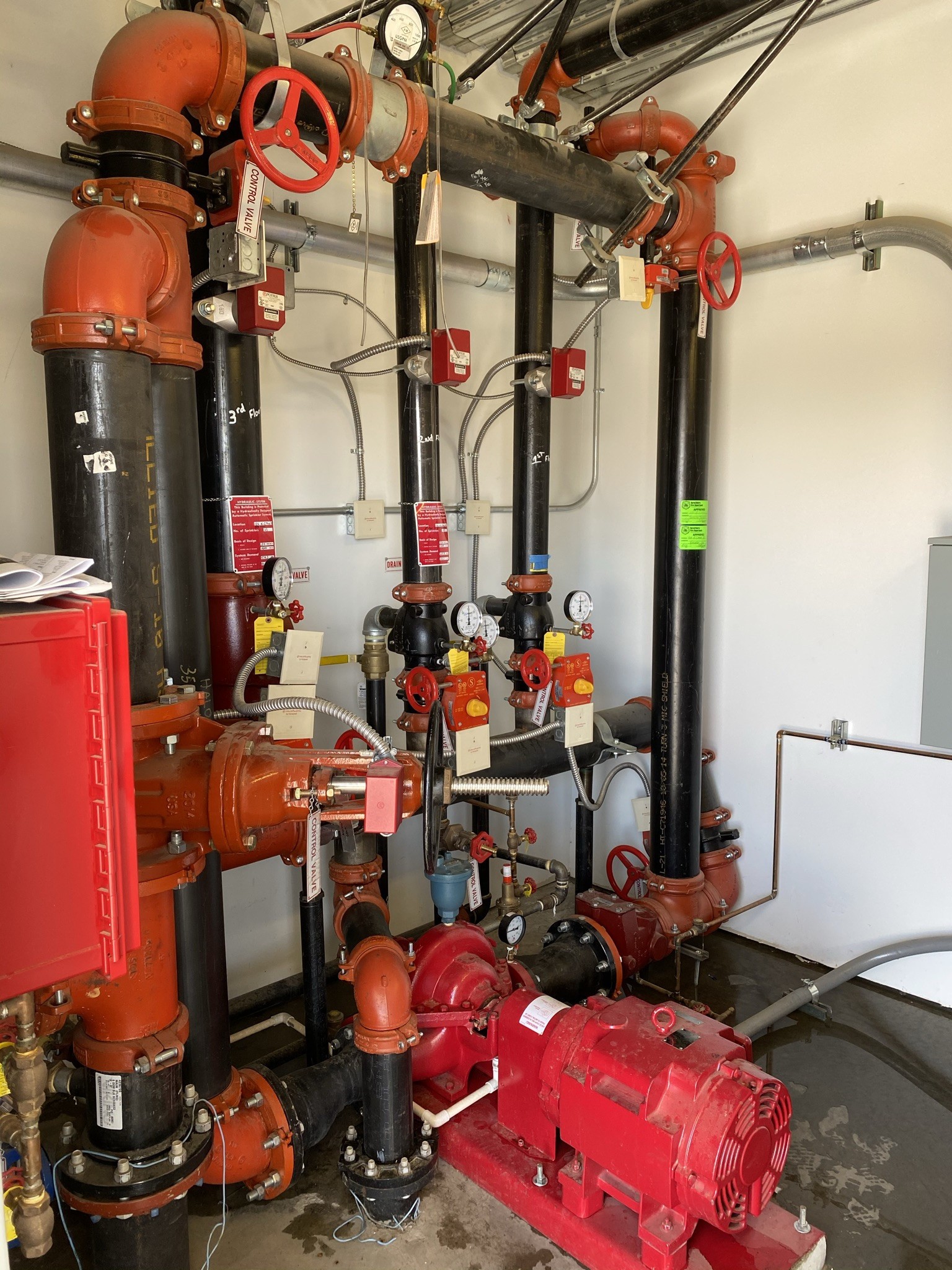 Commercial Fire Sprinkler System Testing 4